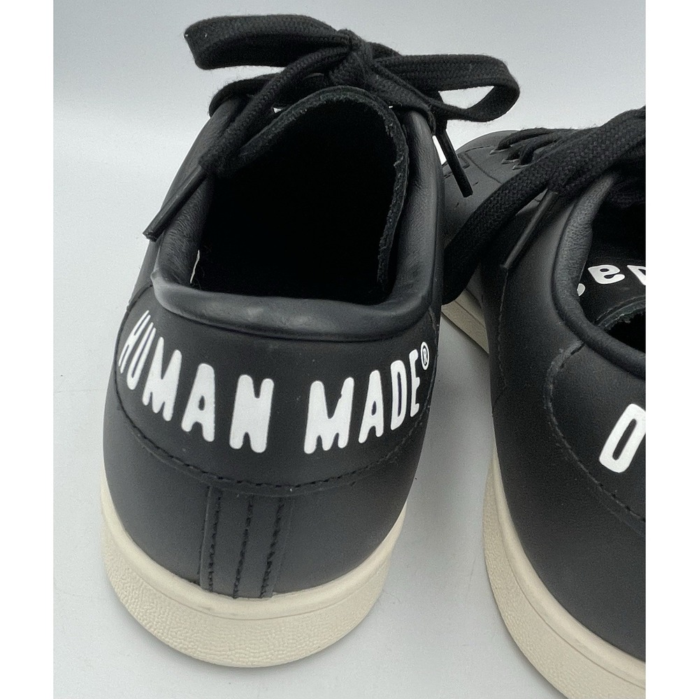 Men's Adidas Originals Stan Smith Human Made Shoes Black/White FY0736 Size 7 View 5